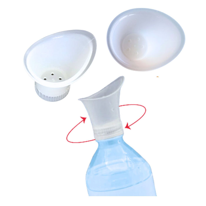 Eye Rinse Eyewash Cup, Screws onto Water Bottles, First Aid to Flush Contaminants