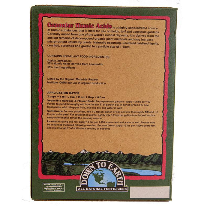 Humic Acids, Granular (5 lb Box)