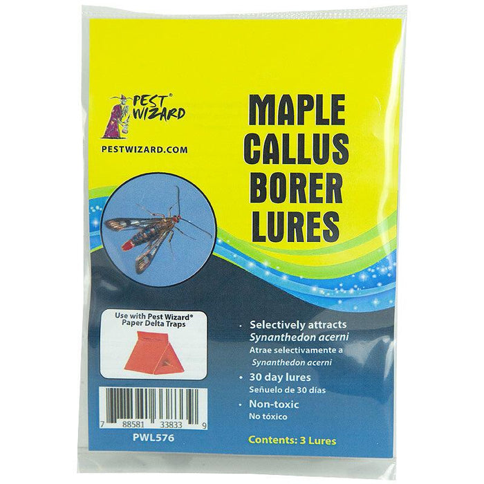 Pest Wizard Maple Callus Borer Moth Lure 3-Pack