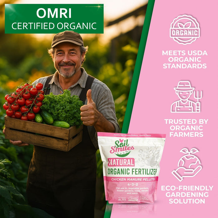 Natural Organic Fertilizer - Soil Smiles 4lb Bag