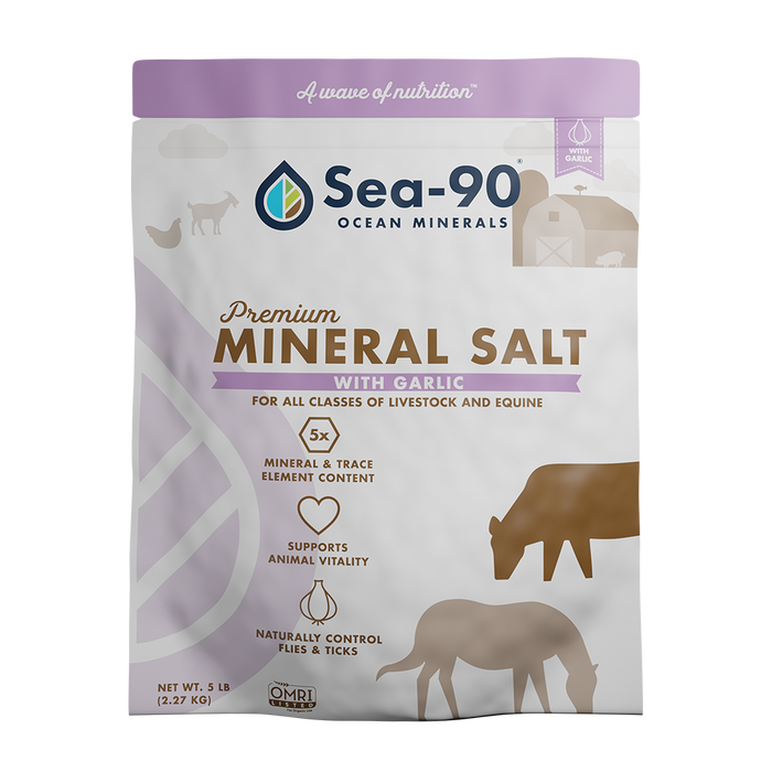 Sea-90 Premium Mineral Salt with Garlic