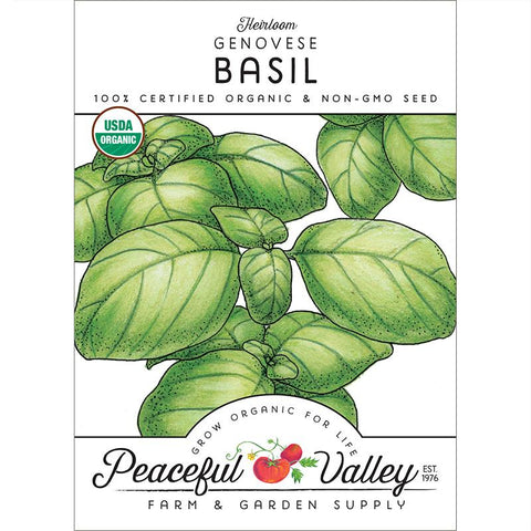 Organic Basil, Genovese (pack)