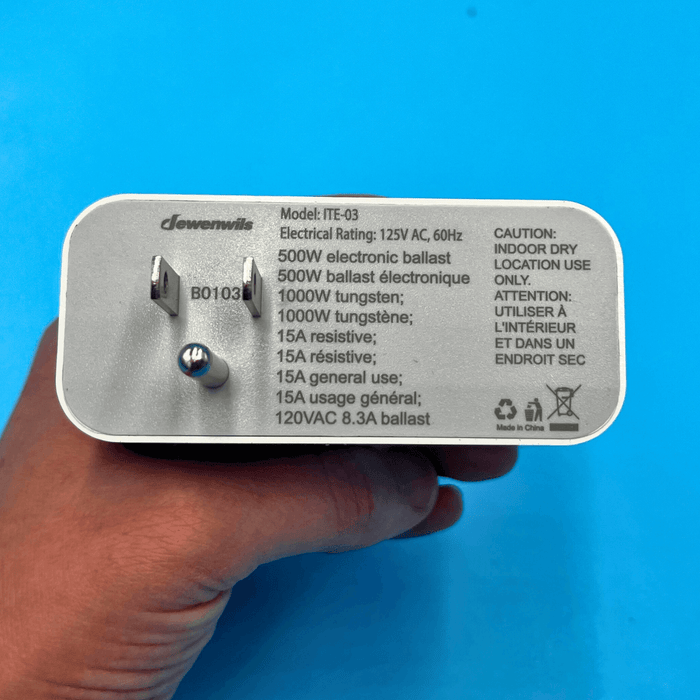 Grow Light Timer | 3-Prong Programmable for Indoor Gardens