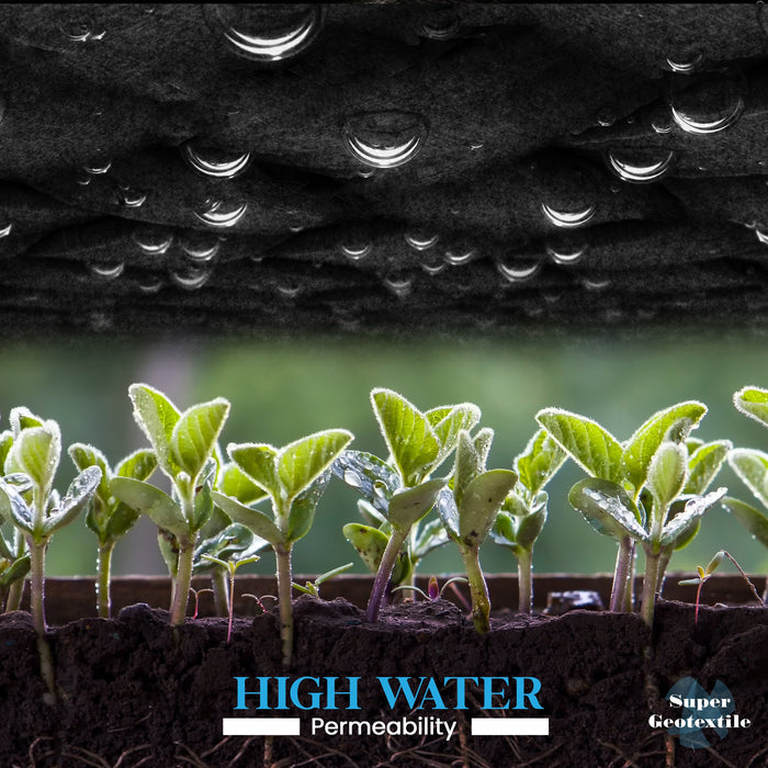 4 oz Non Woven Needle Punched Geotextile Filter Fabric - 50 Year Fabric