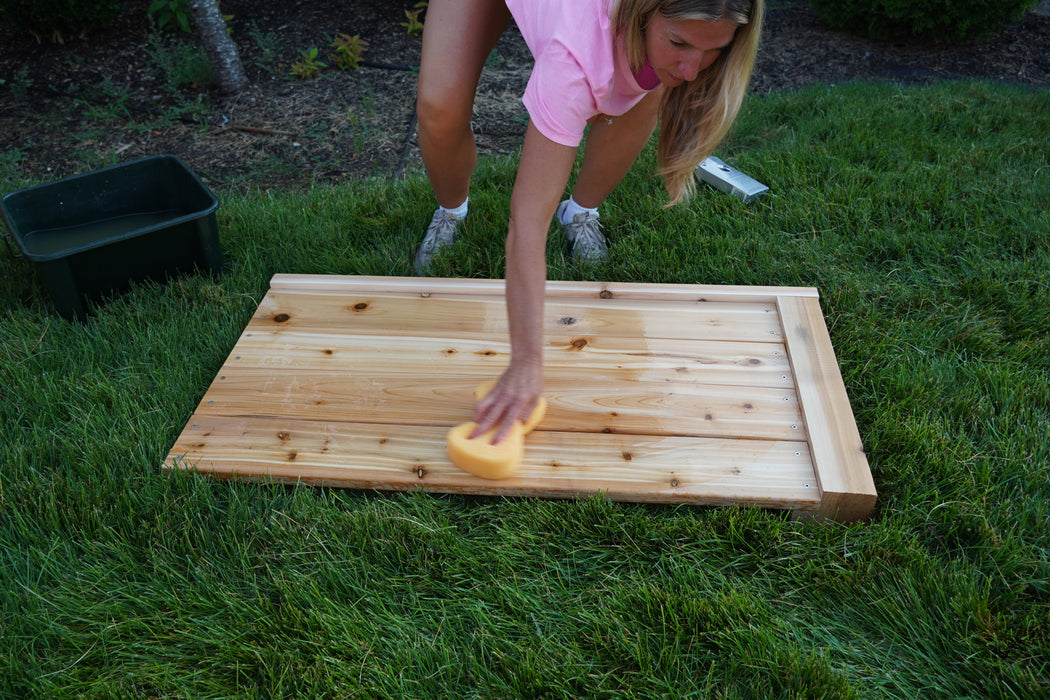 Gardenary L-Shape Cedar Kitchen Garden Raised Bed