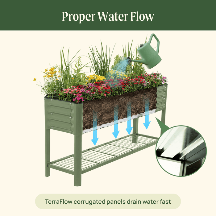 Elevated Garden Bed - Slim Series 1.5' x 5.5'
