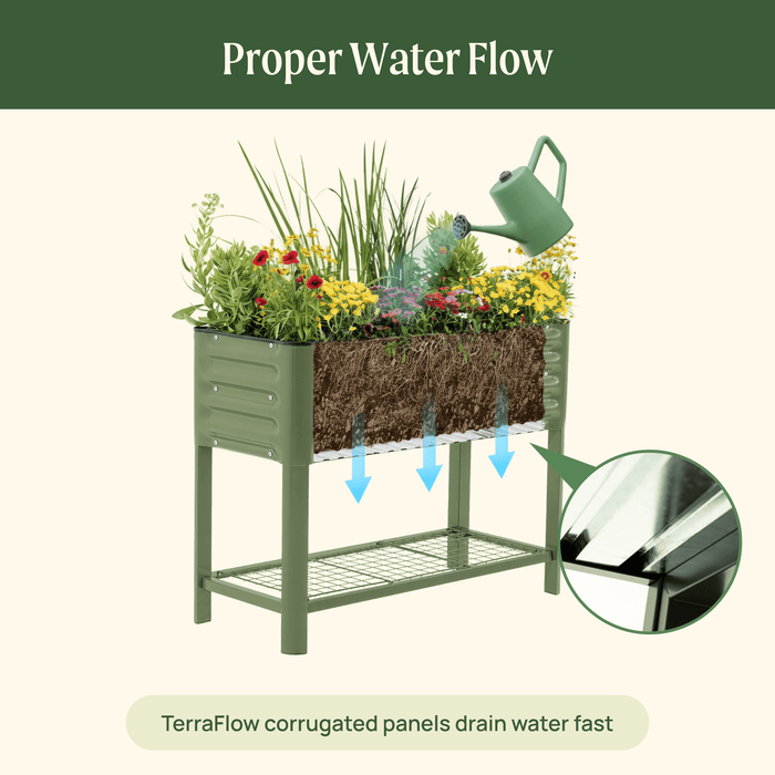 Elevated Garden Bed - Slim Series 1.5' x 3.5'