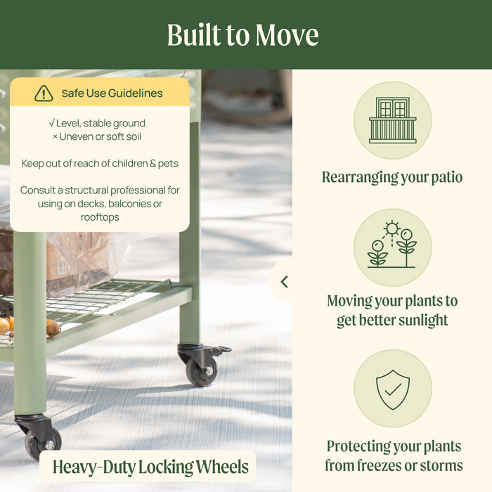 Elevated Garden Bed - Jumbo Series 2.5' x 10'