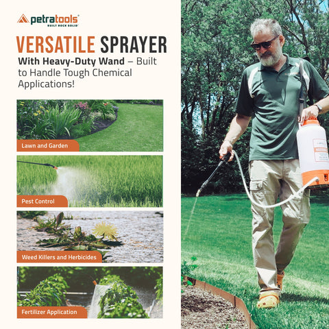 PETRATOOLS BATTERY SPRAYER - HD2000-S & HD1000-S