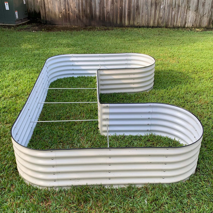 17" Tall U-Shaped Raised Garden Bed Kit - Standard Size