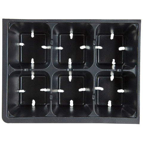 Jumbo 6-Pack Planting Containers for 1020 Tray - Recycled (Sheet of 6)