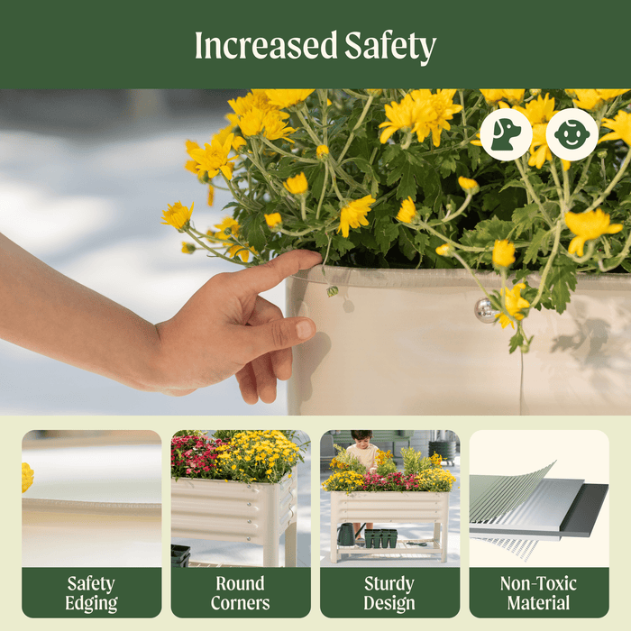 Kids First Elevated Garden Bed - 1.3' x 3.0'