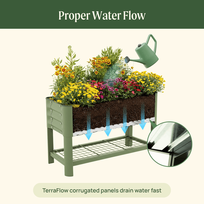 Kids First Elevated Garden Bed - 1.3' x 3.0'