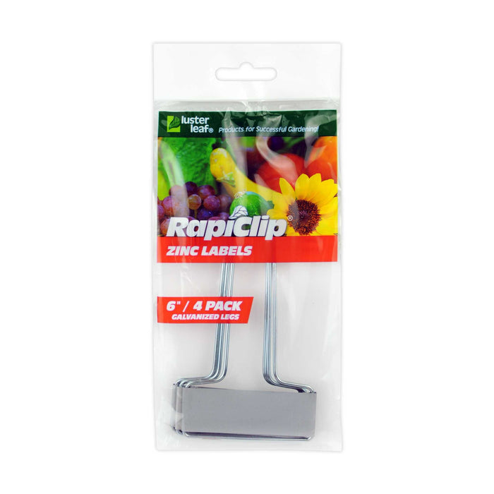 Luster Leaf Rapiclip Premium 6" Plant Labels |Copper or Zinc