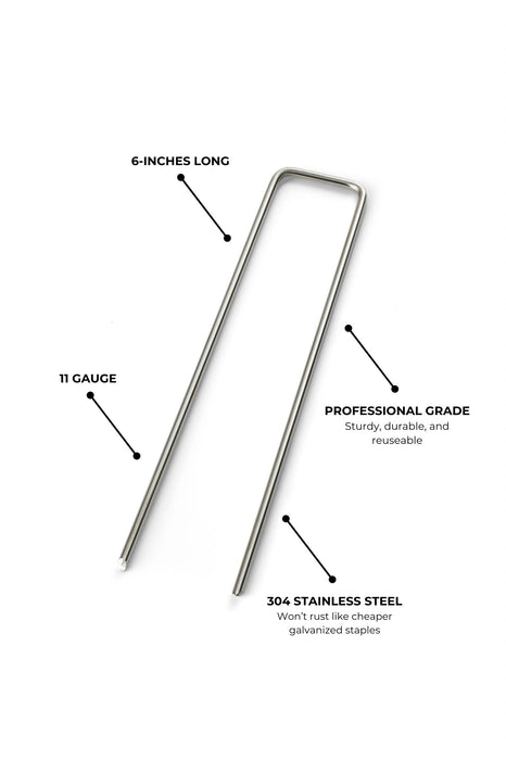 Landscape Staples [Stainless Steel]