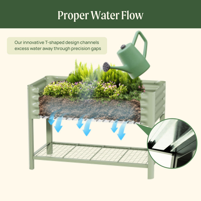 Elevated Garden Bed - V Series 2' x 4'
