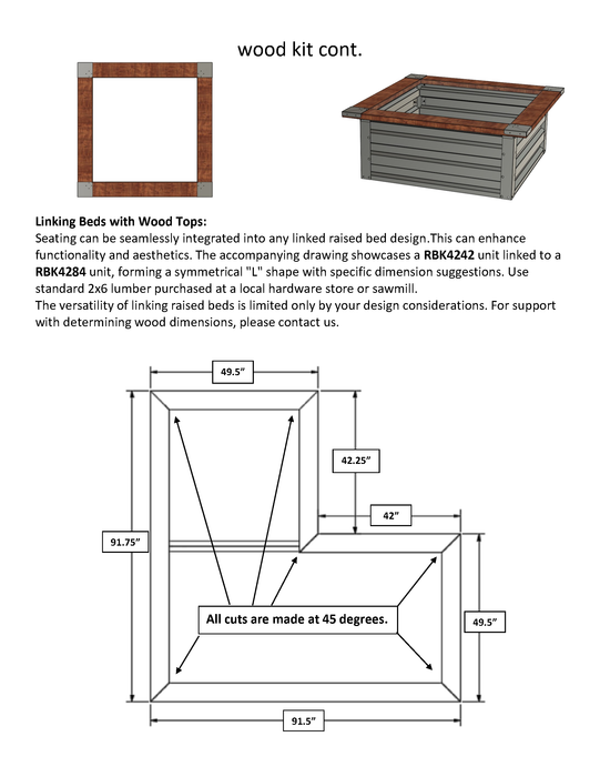 (300WBK) Wood Bracket Kit