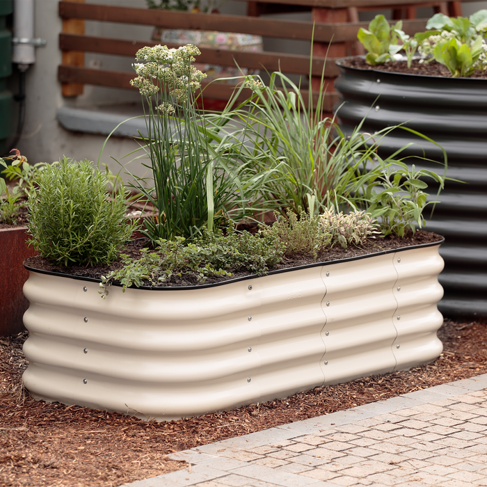 Small Modular Metal Raised Garden Bed Kit - 15” Tall