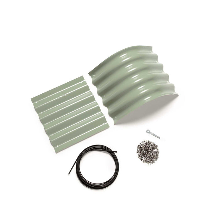 Small Modular Metal Raised Garden Bed Kit - 15” Tall