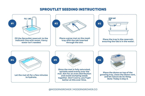 Sproutlet Indoor Microgreen Grow Kit: 3-Pack