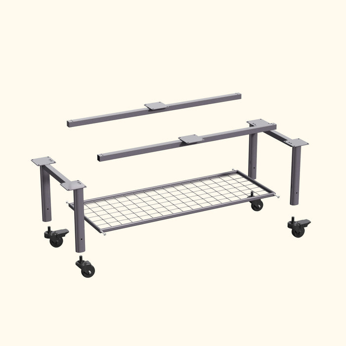EZCube Elevated Rolling Planter Cart