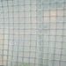 White grid-reinforced translucent plastic film for greenhouses, agriculture, and protective covers.