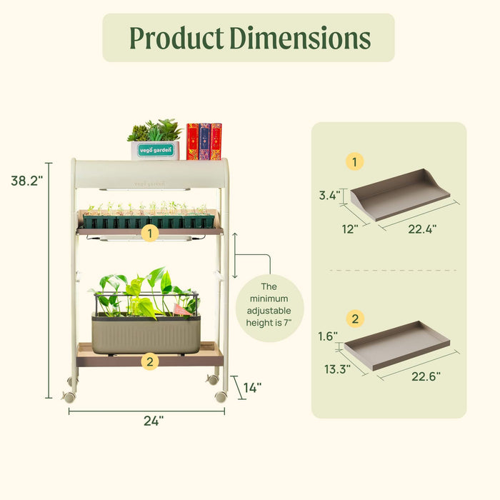 2 Tier Grow Light Garden