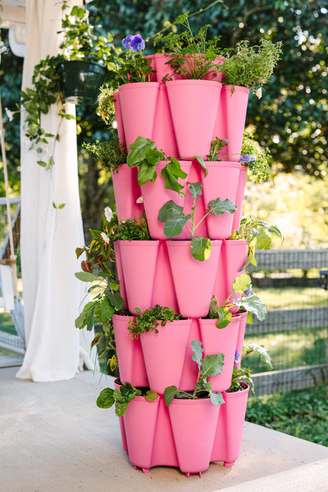 5 Tier GreenStalk Garden Original Vertical Planter - Basic Texture