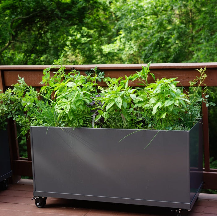 Aluminum Raised Bed (Optional Casters)