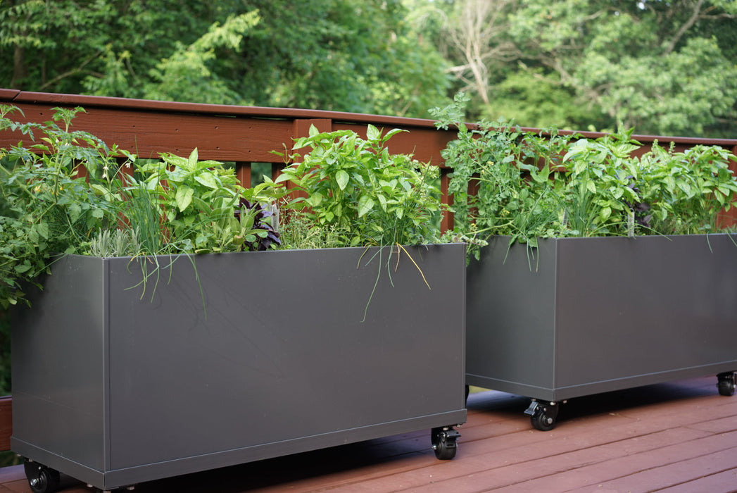 Aluminum Raised Bed (Optional Casters)