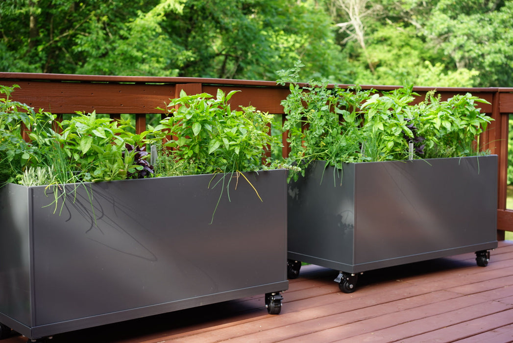 Aluminum Raised Bed (Optional Casters)
