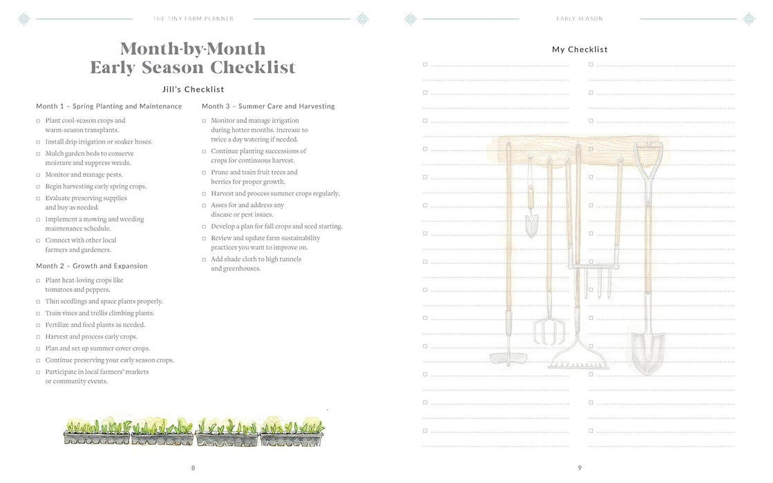The Tiny Farm Planner | Signed Copy