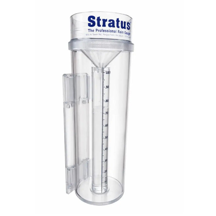 Stratus Precision Rain Measurement Gauge with Mounting Bracket – 14-inch Professional Instrument