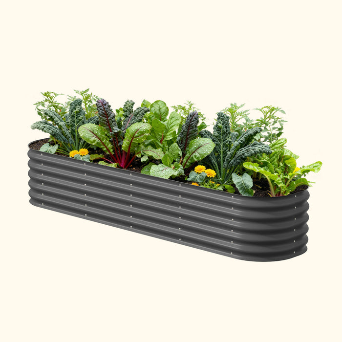 17" Tall 9 In 1 Large Modular Metal Raised Garden Bed Kit