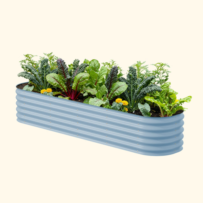 17" Tall 9 In 1 Large Modular Metal Raised Garden Bed Kit