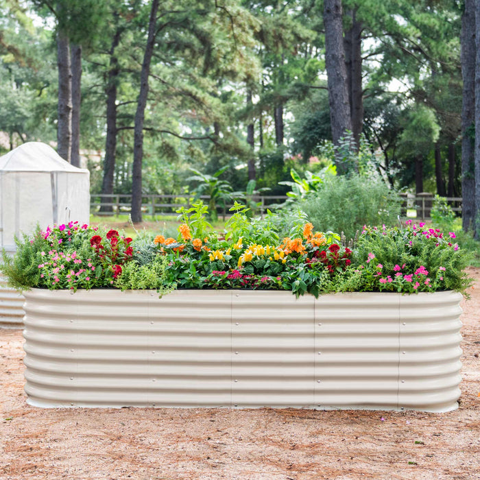 26" Tall 10 In 1 Jumbo Modular Metal Raised Garden Bed Kit