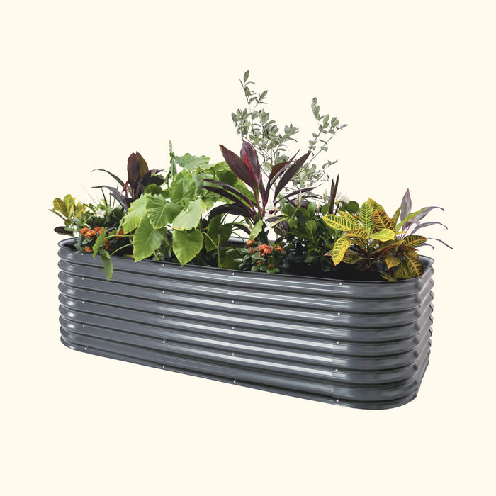 26" Tall 10 In 1 Jumbo Modular Metal Raised Garden Bed Kit