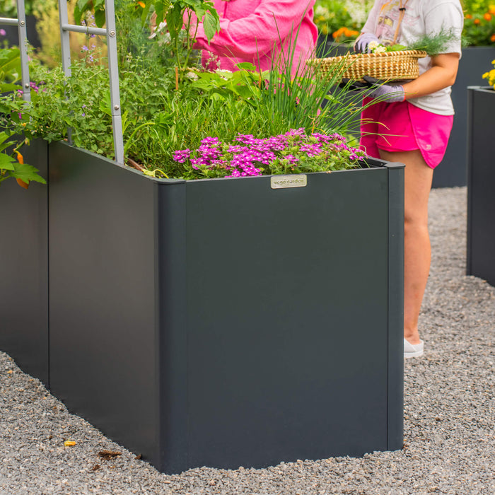 32" Extra Tall Modern 27" x 83" Metal Raised Garden Bed