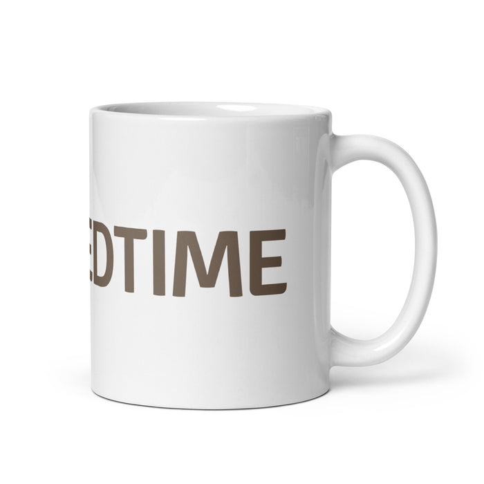 White glossy mug