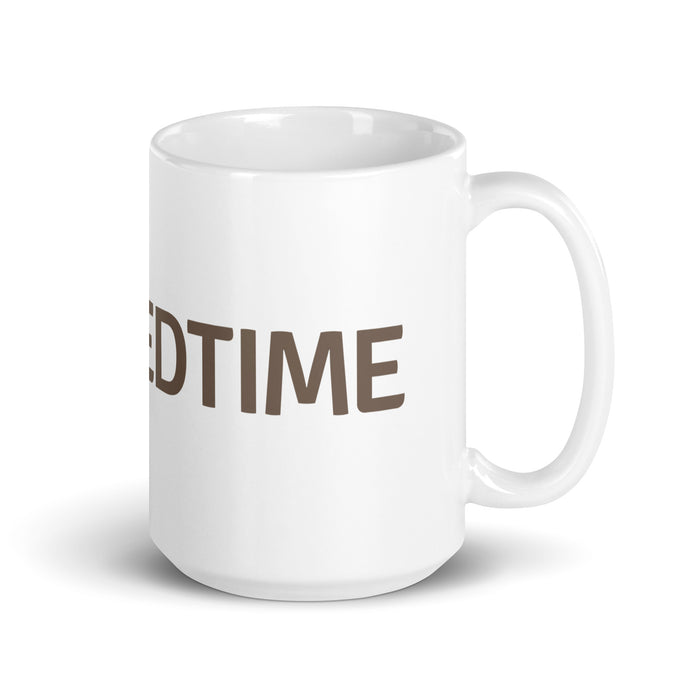 White glossy mug