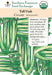 USDA Organic Tall Utah heirloom celery seed packet by Southern Exposure Seed Exchange, with green celery stalks.