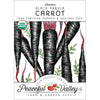 Black Nebula Carrot Seeds (Organic)