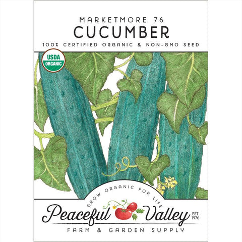 Marketmore 76 Cucumber Seeds (Organic)