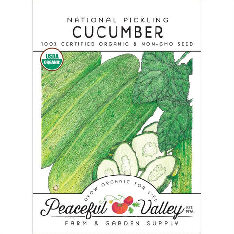 National Pickling Cucumber Seeds (Organic)