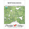 Watercress Greens Seeds (Organic)