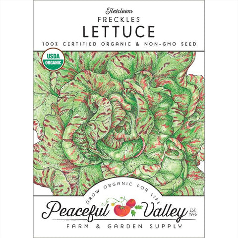 Freckles Lettuce Seeds (Organic)