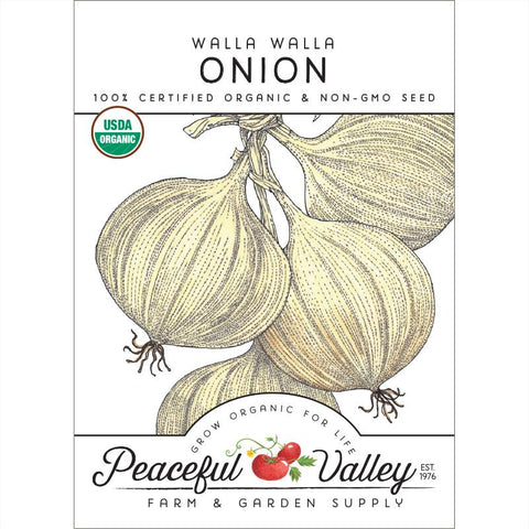 Walla Walla Onion Seeds (Organic)