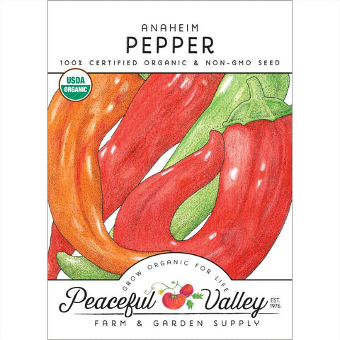Anaheim Pepper Seeds (Organic)