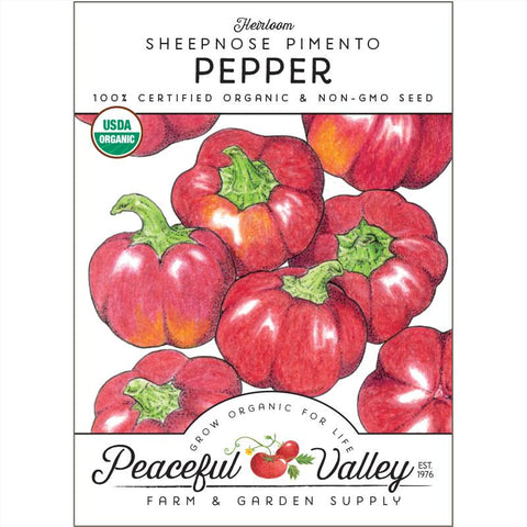 Sheepnose Sweet Pepper Seeds (Organic)
