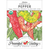 Nardello Sweet Pepper Seeds (Organic)